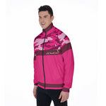 CAMOUFLAGE PINKISH Stand Collar Jacket