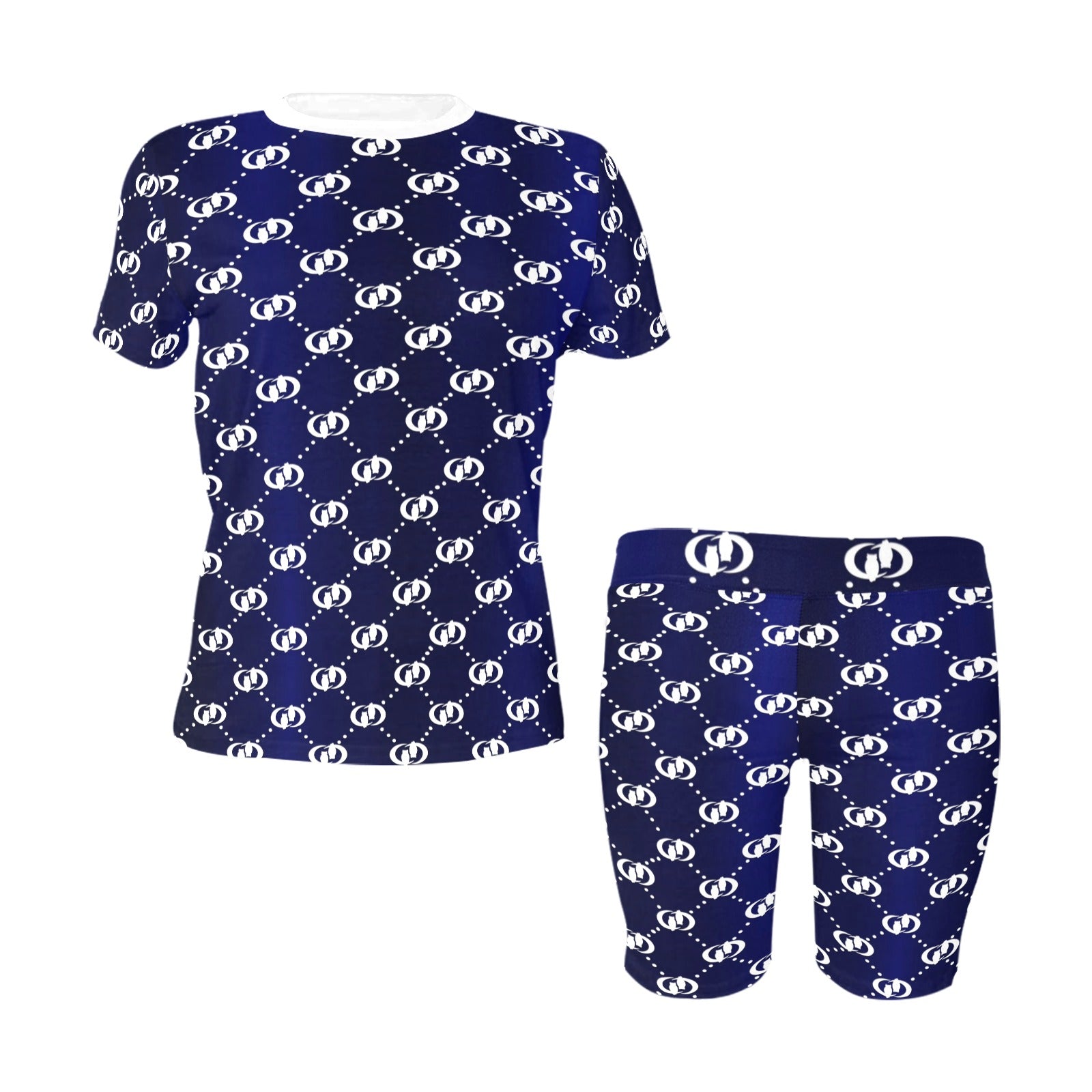 EXCELLENCE BLUE Women's Short Yoga Set (Sets 03)