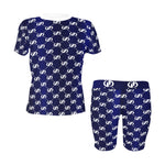 EXCELLENCE BLUE Women's Short Yoga Set (Sets 03)