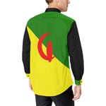 YANA FLAG Men's All Over Print Casual Dress Shirt
