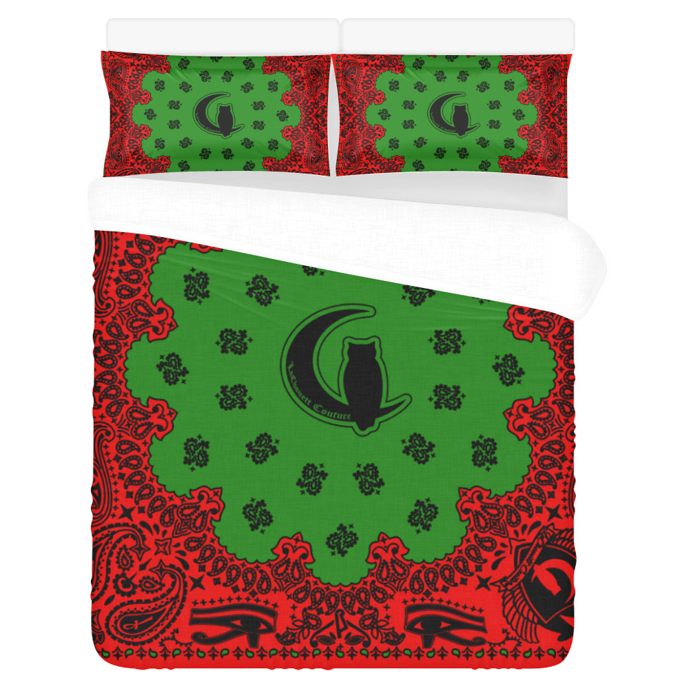 Bandana KMT RBG 3-Piece Bedding Set