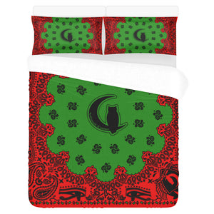 Bandana KMT RBG 3-Piece Bedding Set