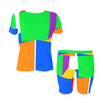 LCC COLORING FULL Women's Short Yoga Set (Sets 03)