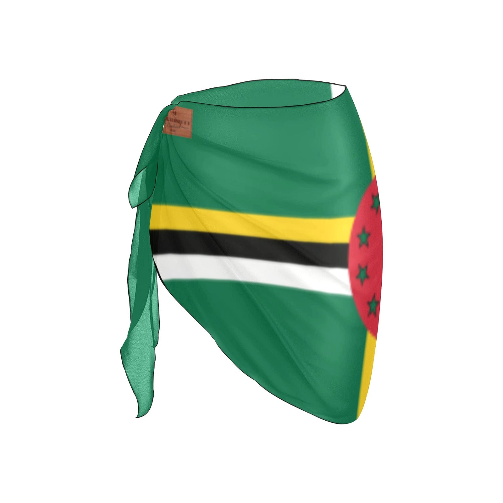 DOMINICA FLAG Beach Sarong Wrap