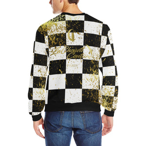CHEST IN GOLD Men's Rib Cuff Crew Neck Sweatshirt