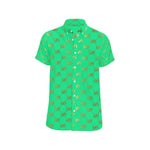 EXCELLENCE TRQGLD Men's All Over Print Short Sleeve Shirt