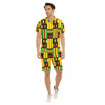 KENTE FARI Men's Short Sleeve Shirt Sets