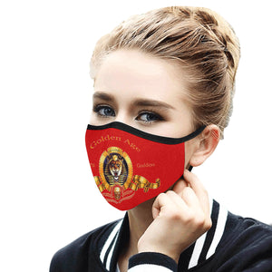 SEKHMET GODDESS RED Mouth Mask in One Piece (2 Filters Included)