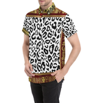 V.I.P Men's All Over Print Short Sleeve Shirt