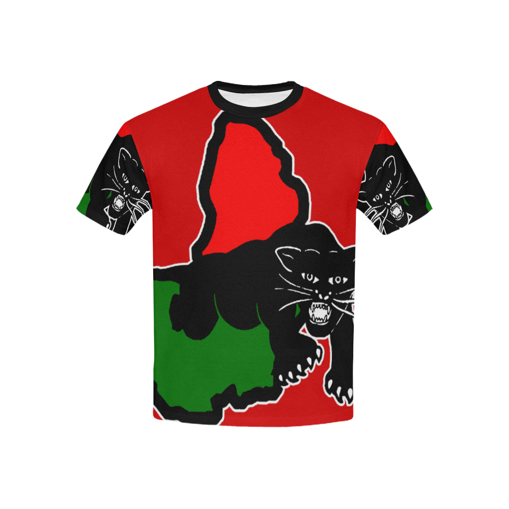 BLACC PANTHER Kids T-Shirt with Solid Neck