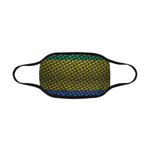 GABON FLAG Mouth Mask in One Piece (2 Filters Included)