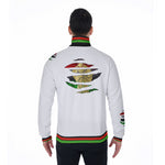 RBG ANKH W RIPPED Stand Collar Jacket