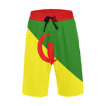YANAZER  Men's All Over Print Casual Shorts