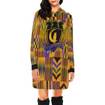 KENTE OG All Over Print Hoodie Mini Dress