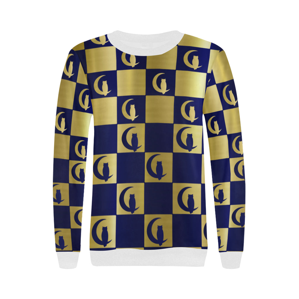 DIMES Women's Rib Cuff Crew Neck Sweatshirt