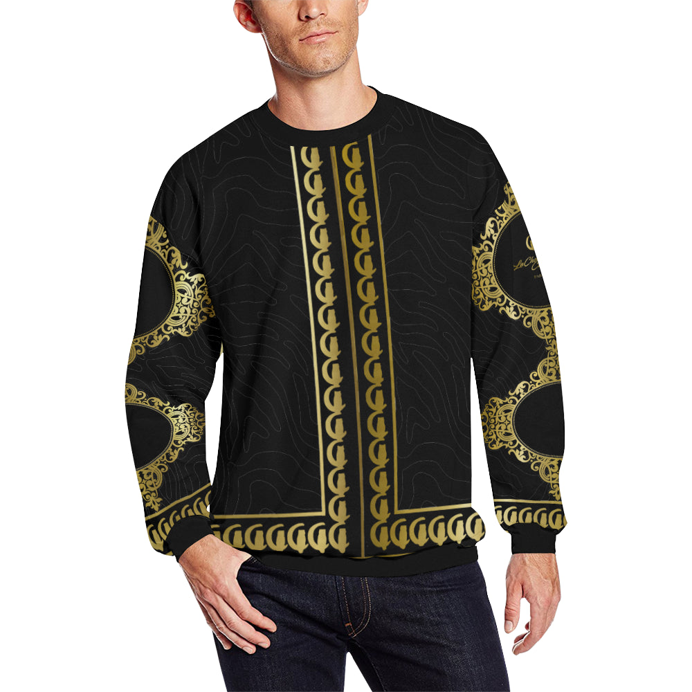 PRIVILEGE BLCC All Over Print Crewneck Sweatshirt for Men