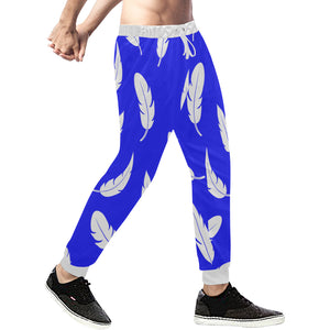 FEATHER BLUE Men's All Over Print Sweatpants