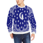 BANDANA Cs'UP Men's Rib Cuff Crew Neck Sweatshirt