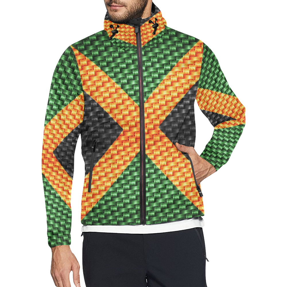 JAMAICA FLAG All Over Print Windbreaker for Unisex