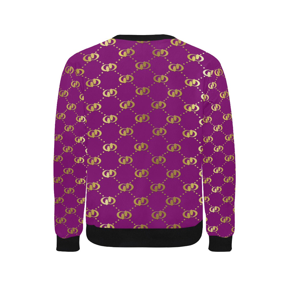 EXCELLENCE PRPLGLD Men's Rib Cuff Crew Neck Sweatshirt