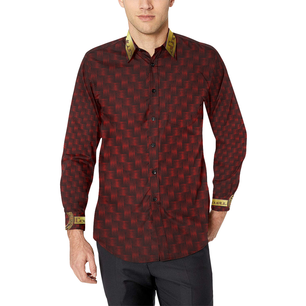 DELUXE BRDX Men's All Over Print Casual Dress Shirt