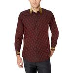 DELUXE BRDX Men's All Over Print Casual Dress Shirt