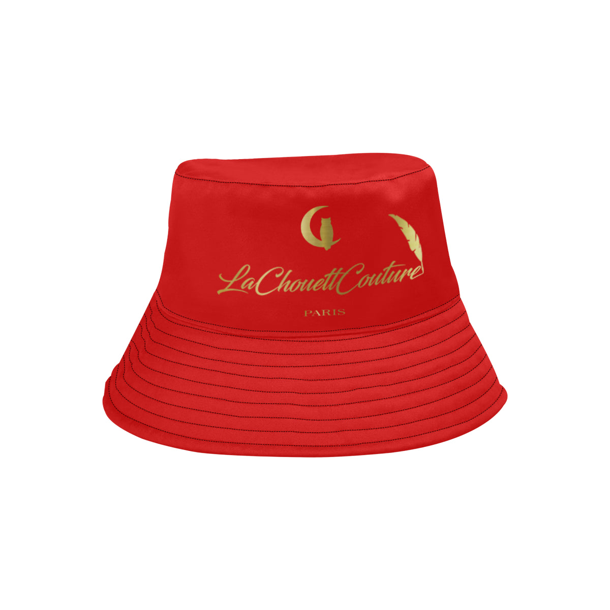 LCC PARIS RED All Over Print Bucket Hat for Men