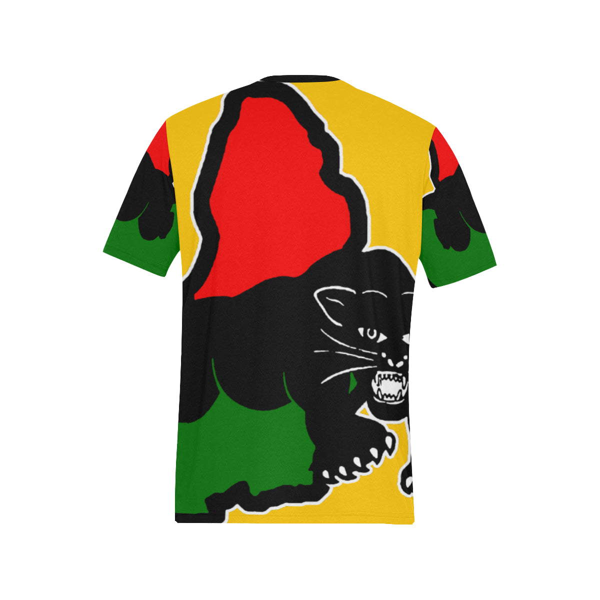 BLACC PANTHER YLW Men's All Over Print T-Shirt