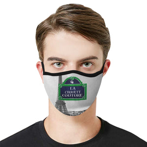 RUE DE PARIS Mouth Mask in One Piece (2 Filters Included)
