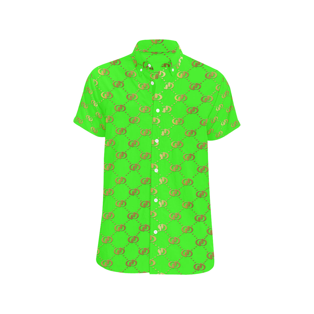 EXCELLENCE SKUNKGLD Men's All Over Print Short Sleeve Shirt