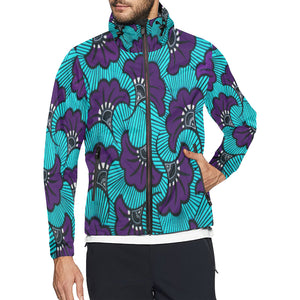 AFRIKA FULL FLOWER All Over Print Windbreaker for Unisex