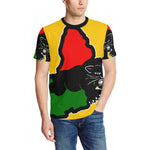 BLACC PANTHER YLW Men's All Over Print T-Shirt