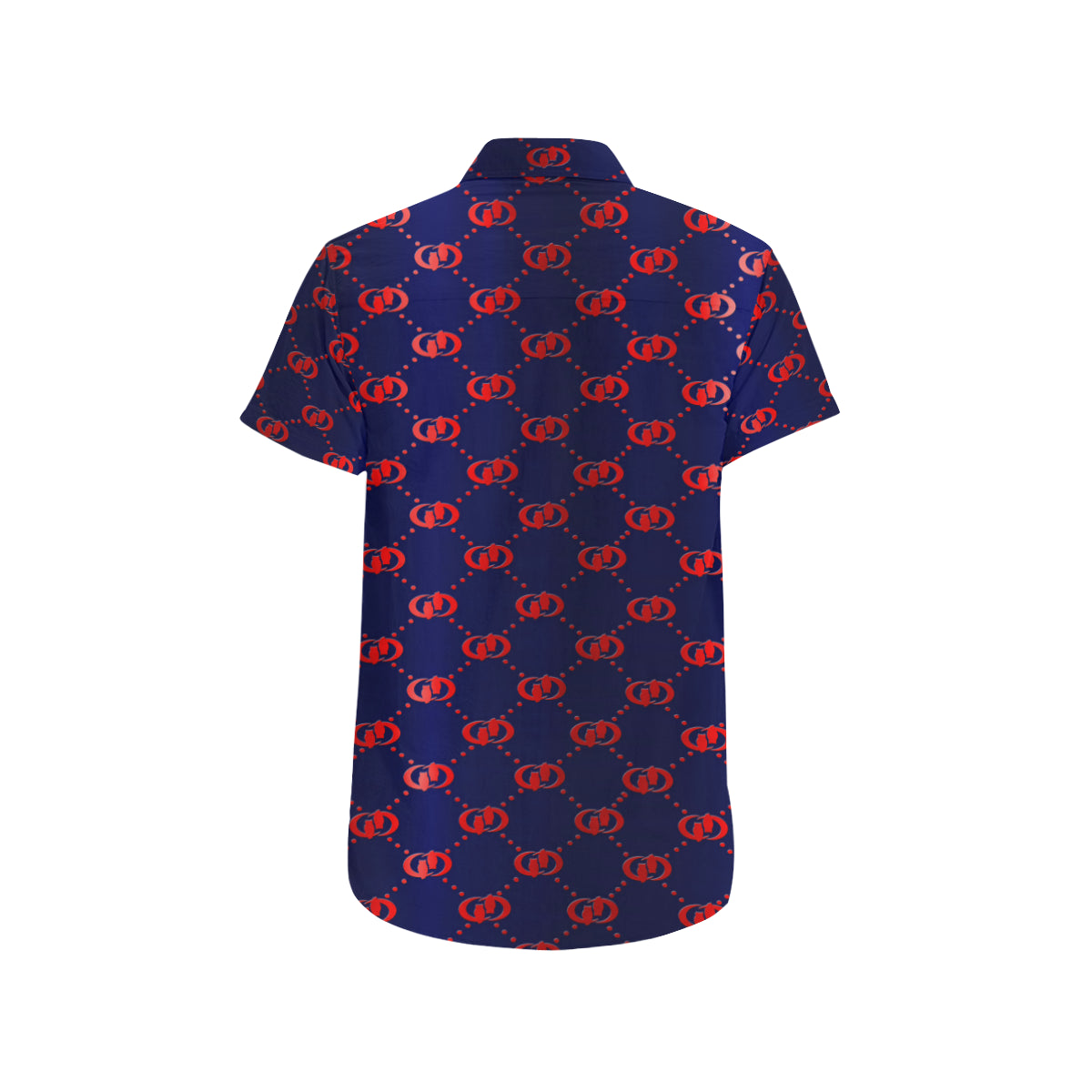 EXCELLENCE BLURED Men's All Over Print Short Sleeve Shirt