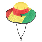 CONGO FLAG Wide Brim Bucket Hat