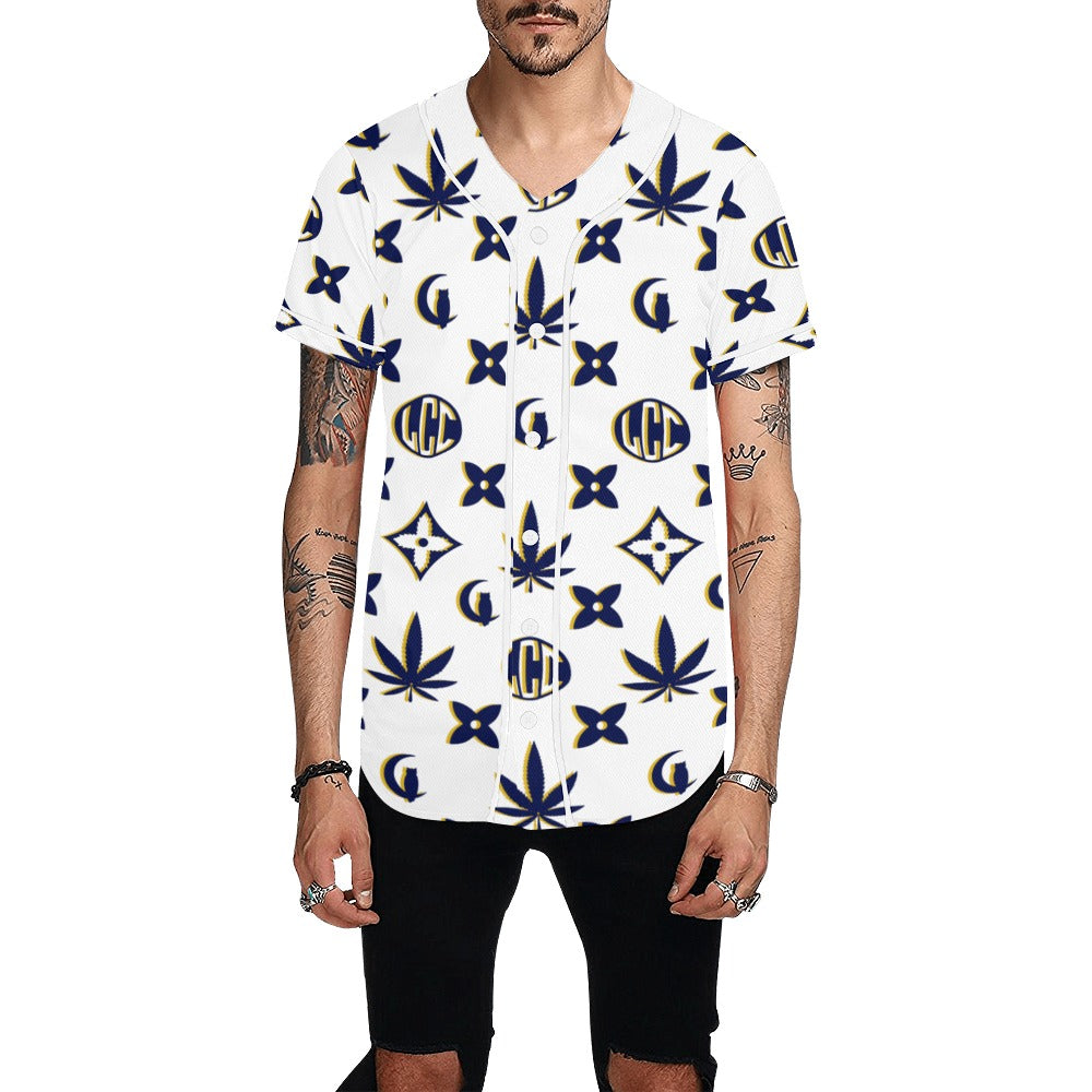 LCC WEEDY COLORING Baseball Jersey for Men