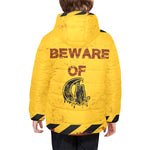 BEWARE Kids' Padded Hooded Jacket