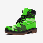 CAMOUFLAGE GREENFLUO boots TB