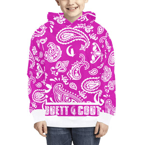 BANDANA PAISLEY Kids' All Over Print Hoodie