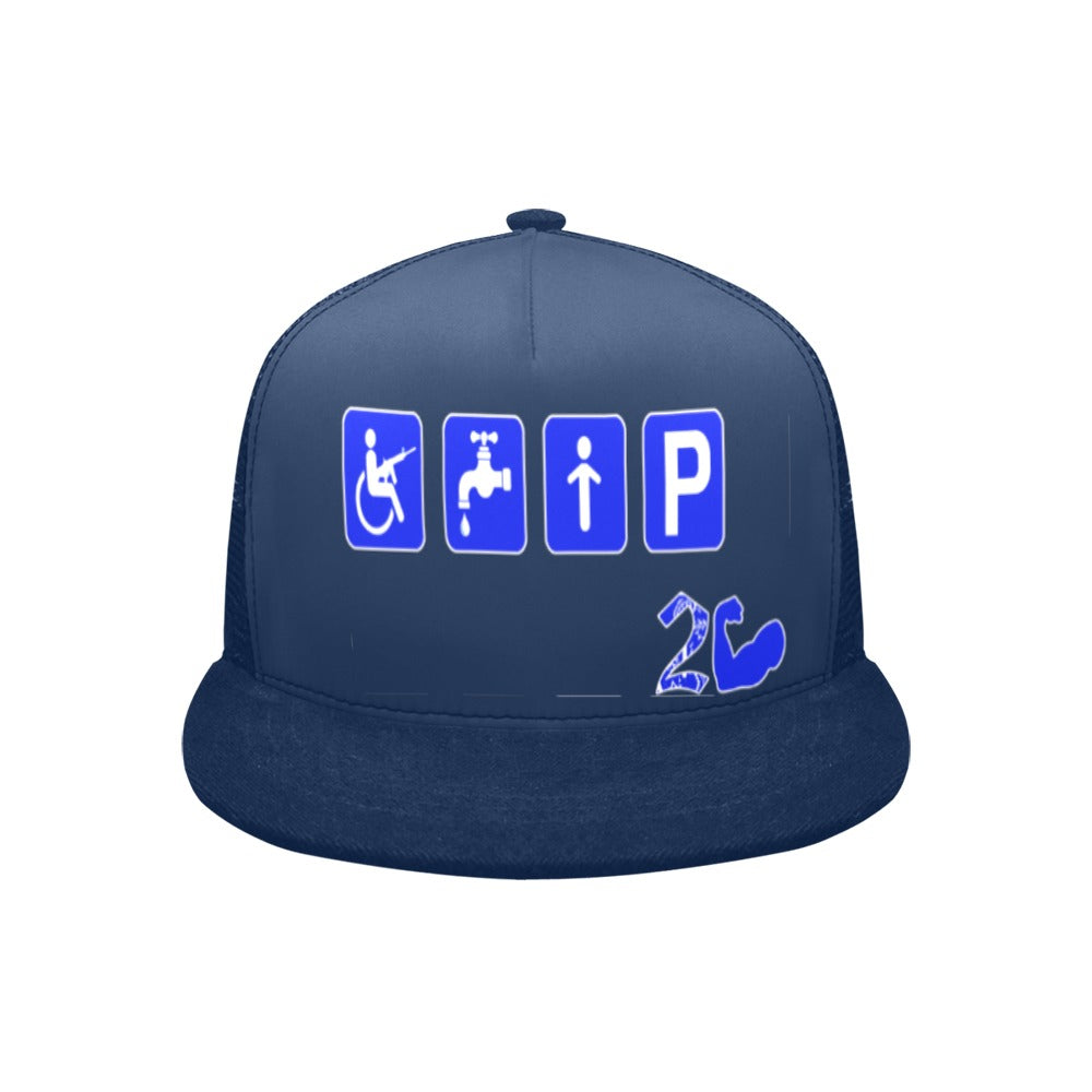 CRIP 2 HARD Trucker Hat H