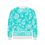 BANDANA PAISLEY Men's Rib Cuff Crew Neck Sweatshirt