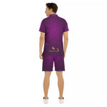 BANDANA LUXURY GRAPE Men's Short Sleeve Shirt Sets