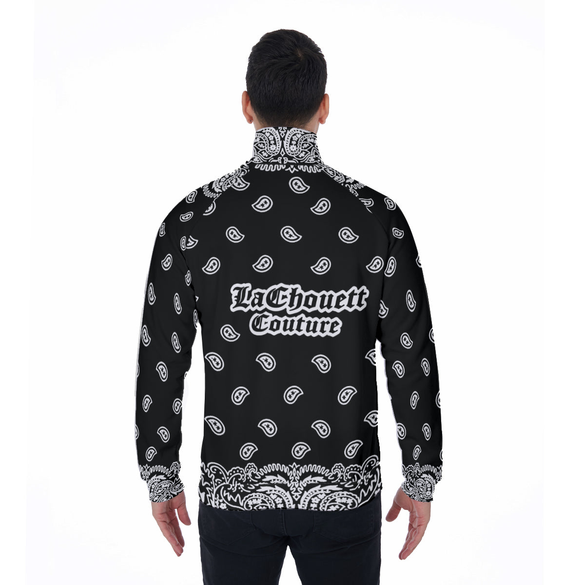BANDANA FULLY BLC Men's Stand Collar Jacket