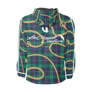 PLAID IN GOLD Unisex All Over Print Windbreaker