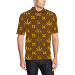 LCC WEEDY COLORS Men's All Over Print Polo Shirt