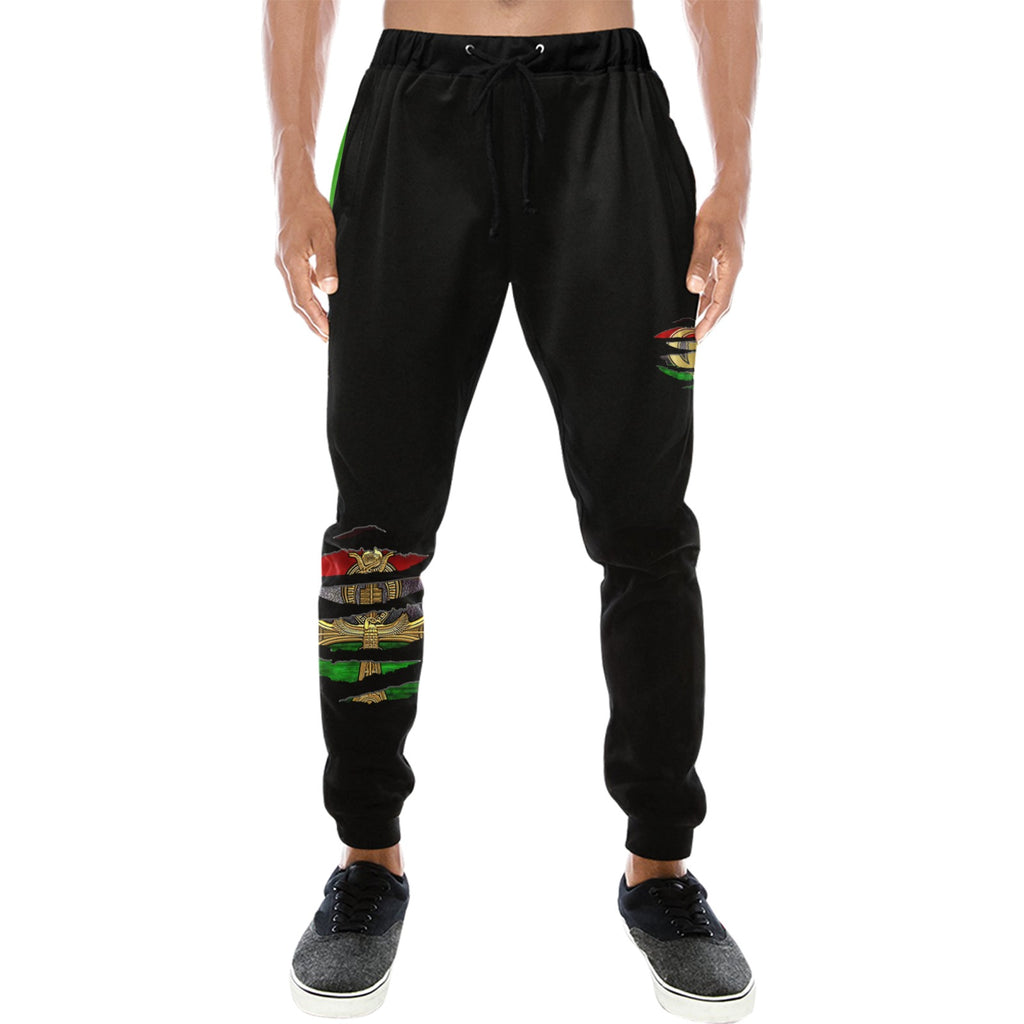RBG ANKH RIPPED Men's All Over Print Sweatpants