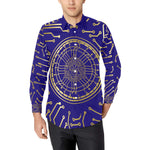 CRYPTO KMT Men's Casual Dress Shirt