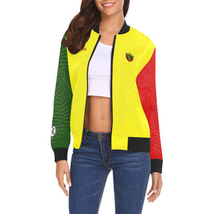 AFRICAN UNITED Bomber Jacket for Women