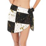 DAMIER IN GOLD Beach Sarong Wrap