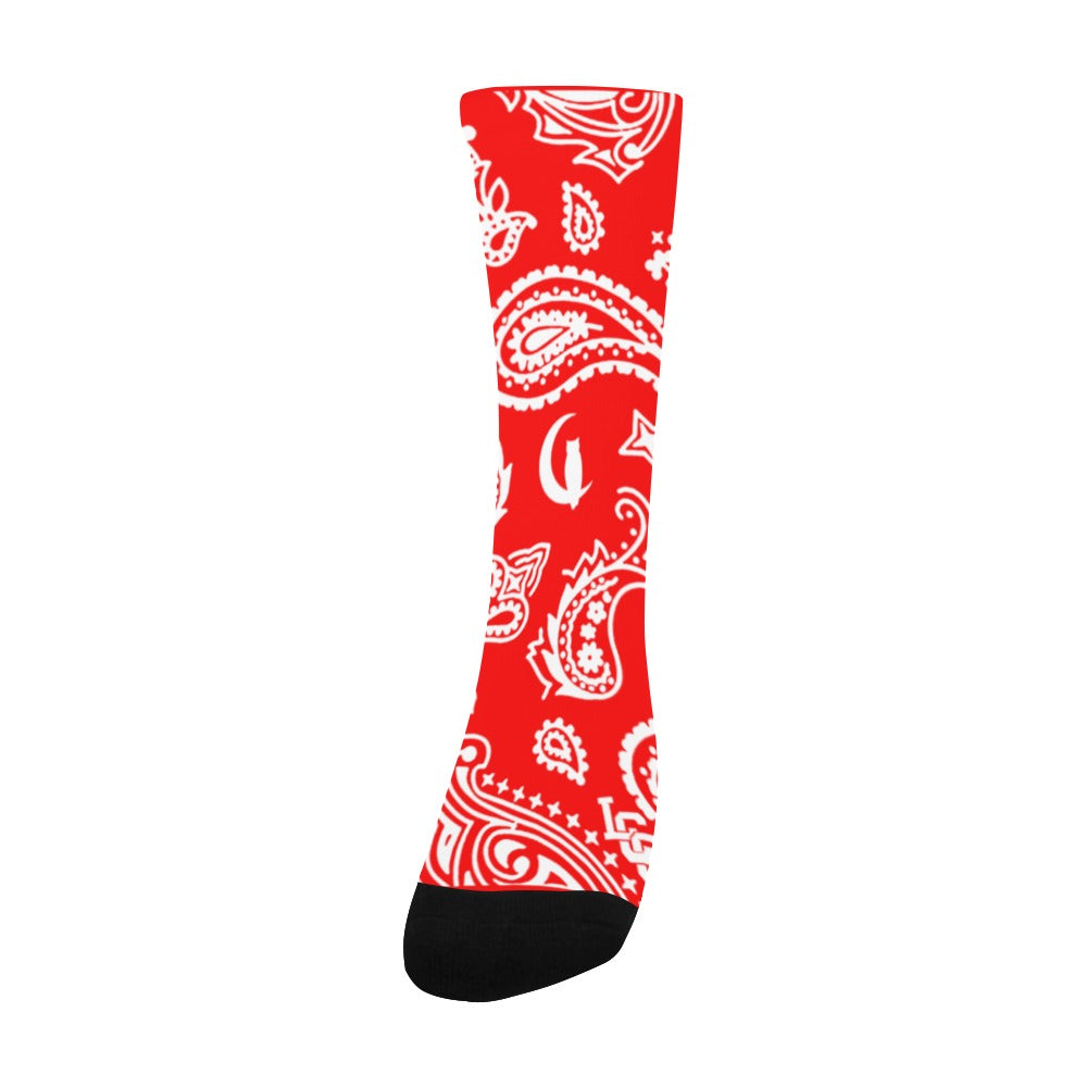 BANDANA PAISLEY Men's Custom Socks