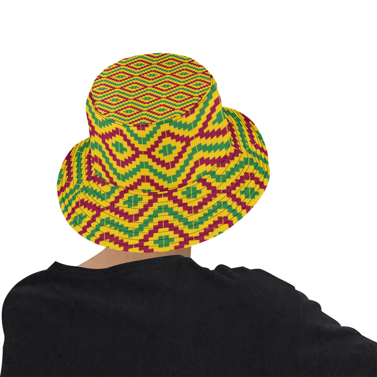 KENTE FRACTAL All Over Print Bucket Hat